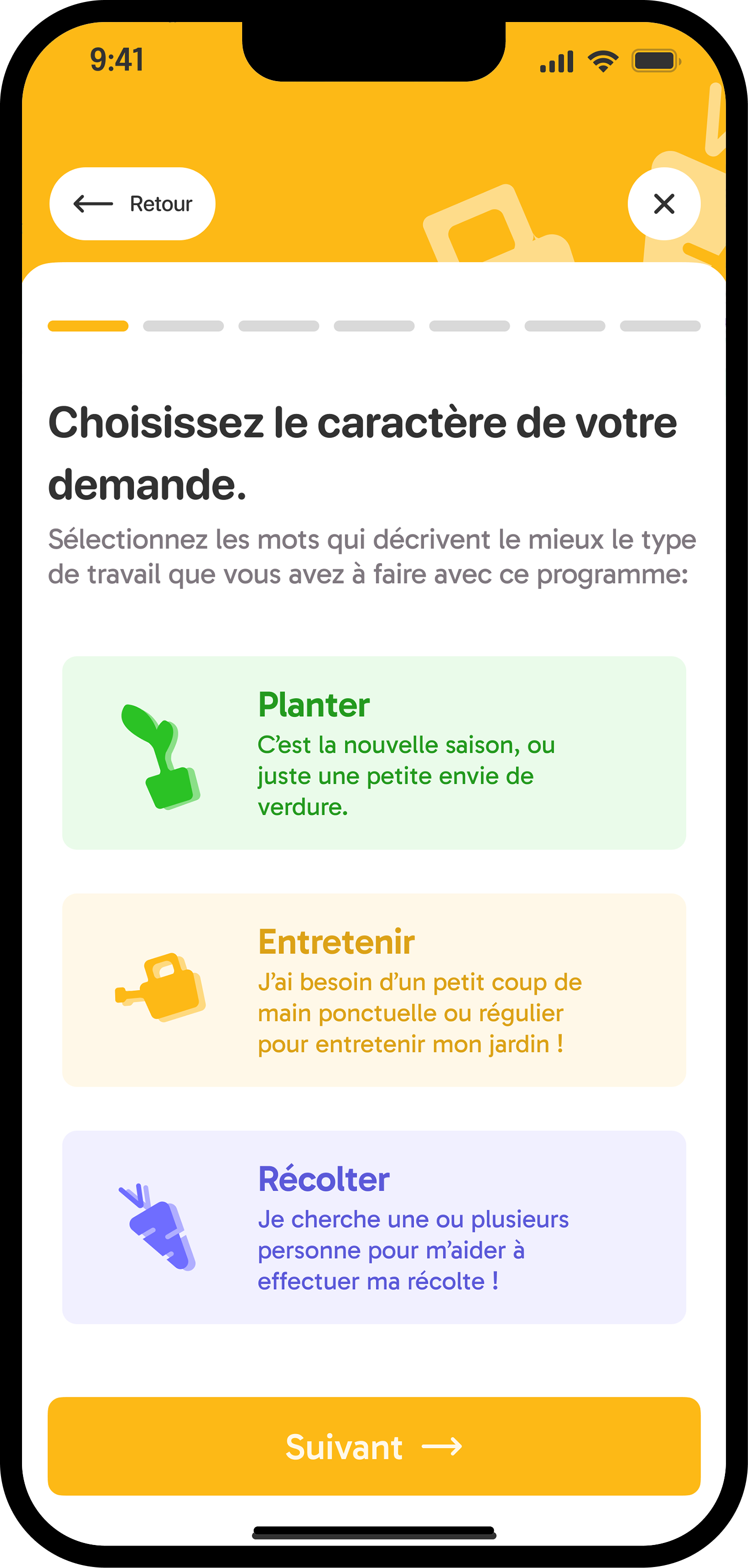 Jardi posting — step 2: enter listing title, number of helpers needed, and description